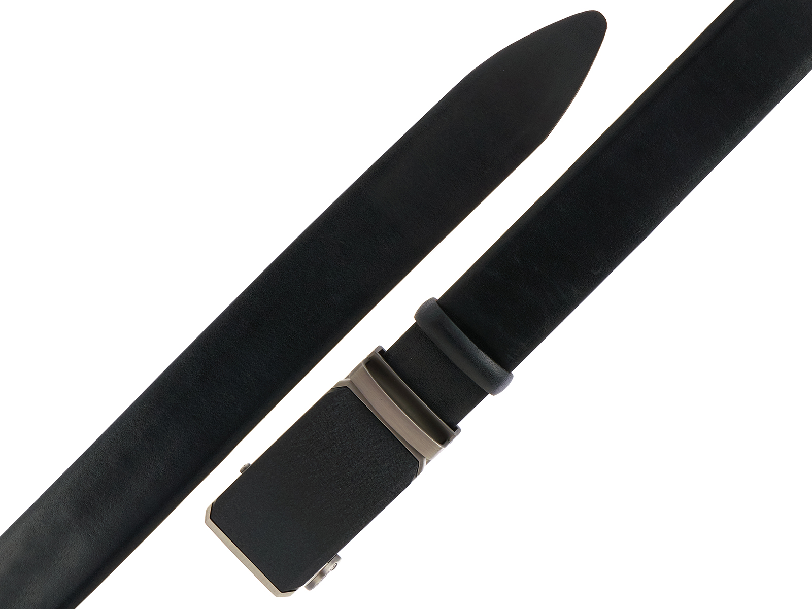 Кожаный черный мужской классический ремень AP35-201